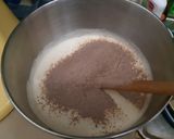 Foto langkah ke 4 dari resep Cheesy Brownies Kukus.
