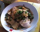 รูปขั้นตอนการทำที่ 8 ของ อกไก่ย่างซอสเห็ด