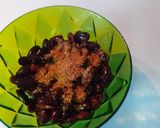 A picture of step 2 of Red kidney beans chaat.