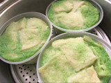 Puding Roti Pandan