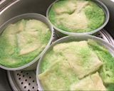 Foto langkah ke 4 dari resep Puding Roti Pandan.