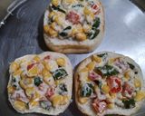 A picture of step 4 of Corn Capsicum Bites.