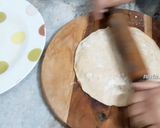 A picture of step 8 of Pizza Paratha (without onion & garlic).