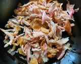 A picture of step 1 of Leftover Fried Chicken on Rice.