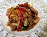 雙蔥香爆無骨牛的食譜步驟5照片