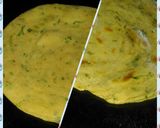 A picture of step 3 of Garlic Coriander Lachha Paratha.