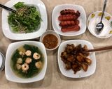 Hình bước làm 1 của món Xúc xích nướng lò chiên không dầu