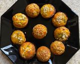 A picture of step 5 of Veggie ondhawa bites.