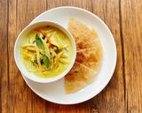 รูปขั้นตอนการทำที่ 4 ของ โรตีแกงเขียวหวานไก่ใส่หน่อไม้ By แม่บ้าน
