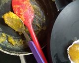 A picture of step 4 of Cashew halwa.