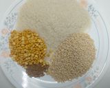 A picture of step 1 of Podi masala Dosa.