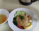 Foto langkah ke 3 dari resep Chicken Rice with Rice Cooker.