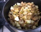 Une image de l'étape 6 de Compote de pommes, banane et coings du Japon au jus de prunes.