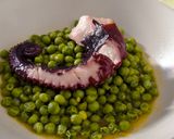 Foto del paso 6 de la receta: Guisantes con pulpo y chorizo