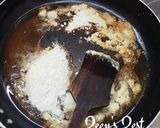 A picture of step 3 of Sohan Halwa.