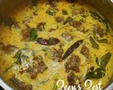 A picture of step 2 of Drumstick Leaves Kadhi Pakoras.