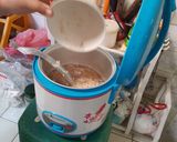 รูปขั้นตอนการทำที่ 5 ของ ข้าวต้มไข่หมูสับหม้อหุงข้าว