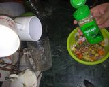 A picture of step 3 of Tomato Cups Sprout Salad.