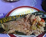 Foto langkah ke 6 dari resep Nasi Merah Bakar Jamur Tiram bon cabe 🔥🔥🔥.