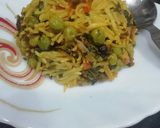 A picture of step 6 of Matar Methi Pulao.