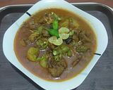 A picture of step 9 of Tinday Gosht.