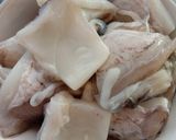 Foto langkah ke 1 dari resep Sotong Jamur Kecap.
