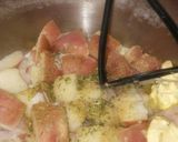 A picture of step 3 of Parmesan garlic parsley mashed potatoes.