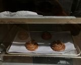 Foto langkah ke 6 dari resep Soes coklat fla macha chesse strawberry.