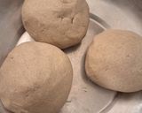A picture of step 4 of Stuffed Bajri rotlo with spring onions and methi.