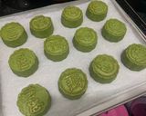 脆皮抹茶紅豆月餅的食譜步驟15照片