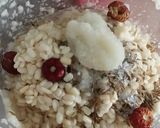 A picture of step 1 of Dahi ballay chaat.