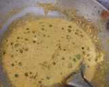 A picture of step 2 of Makhana matar.