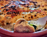 Foto del paso 8 de la receta: Cazuelita de calabacín y champiñones con bechamel gratinada