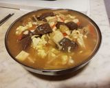 A picture of step 5 of Hot and Sour Soup.