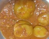 A picture of step 7 of BHARVA TINDE OR STUFFED APPLE GUARD OR SABJI E SAFAR 👩🍳🥘💐👍.