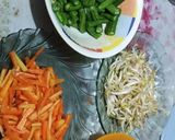 Foto langkah ke 1 dari resep Oseng Oseng Tempe, kacang panjang Wortel.