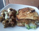 Foto del paso 10 de la receta: 🍞Sándwich🥪🧀 de salteado🥘 de pencas de acelga🌿