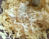 A picture of step 2 of Potato corn cheez Aappe.