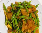 Foto langkah ke 6 dari resep Buncis Kikil Bumbu Kuning (pedas).