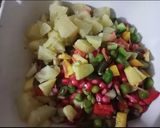 A picture of step 1 of Mix fruits and vegetables salad with hung curd.