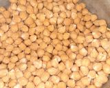 A picture of step 1 of Chola pulao.