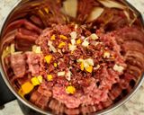 Foto del paso 2 de la receta: Champiñones rellenos de carne en salsa
