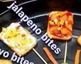 A picture of step 1 of Different flavored tuc bites.