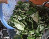 Gambar langkah 3 resipi Daun Keledek Goreng Taucu.