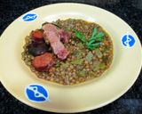 Foto del paso 4 de la receta Guiso de lentejas con morcilla, chorizo y panceta de cerdo