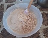 Foto del paso 2 de la receta: Torta de avena y vainilla rellena con dulce de membrillo