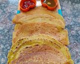 A picture of step 2 of Besan chila.