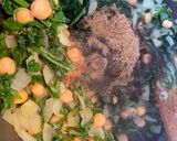 A picture of step 5 of Butternut squash/pumpkin baked Kibbeh - Lebanese meatless kibbeh (step by step photos).