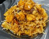 A picture of step 11 of Prawns Biryani.