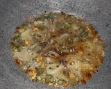 A picture of step 4 of Aaloo methi.